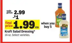 Meijer Kraft Salad Dressing offer