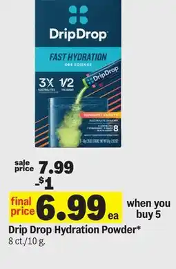 Meijer Drip Drop Hydration Powder offer