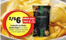 Meijer Frederik's by Meijer Kettle Chips offer