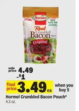 Meijer Hormel Crumbled Bacon Pouch offer