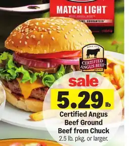 Meijer Certified Angus Beef Ground Beef from Chuck offer