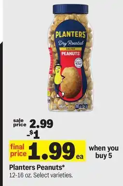 Meijer Planters Peanuts offer