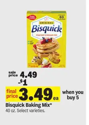 Meijer Bisquick Baking Mix offer