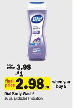 Meijer Dial Body Wash offer