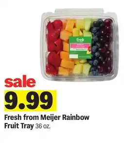 Meijer Meijer Rainbow Fruit Tray offer