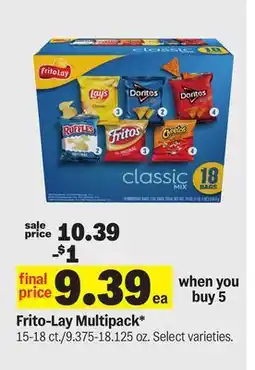 Meijer Frito-Lay Multipack offer