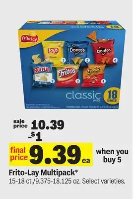 Meijer Frito-Lay Multipack offer