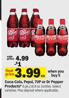 Meijer Coca-Cola, Pepsi, 7UP or Dr Pepper Products offer
