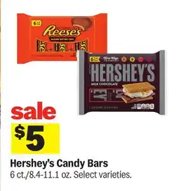 Meijer Hershey's Candy Bars offer