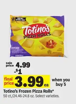 Meijer Totino's Frozen Pizza Rolls offer