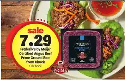 Meijer Frederik's by Meijer Certified Angus Beef Prime Ground Beef from Chuck offer