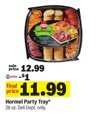 Meijer Hormel Party Tray offer