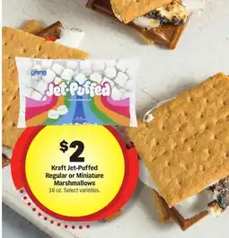 Meijer Kraft Jet-Puffed Regular or Miniature Marshmallows offer