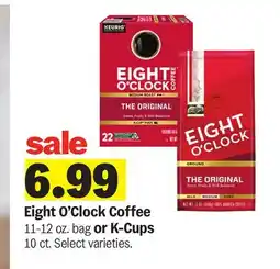 Meijer Eight O'Clock Coffee 11-12 oz. bag or K-Cups 10 ct offer