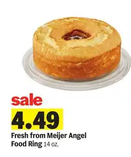 Meijer Fresh from Meijer Angel Food Ring offer