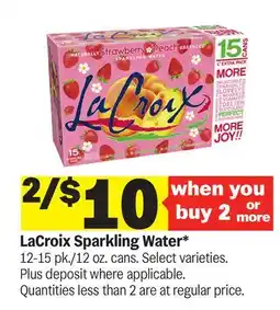 Meijer LaCroix Sparkling Water offer