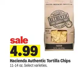 Meijer Hacienda Authentic Tortilla Chips offer