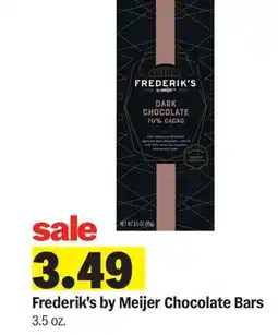Meijer Frederik's by Meijer Chocolate Bars offer