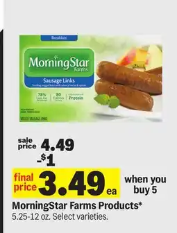 Meijer MorningStar Farms Products offer