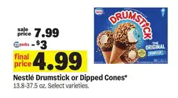 Meijer Nestlé Drumstick or Dipped Cones offer