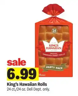 Meijer King's Hawaiian Rolls offer