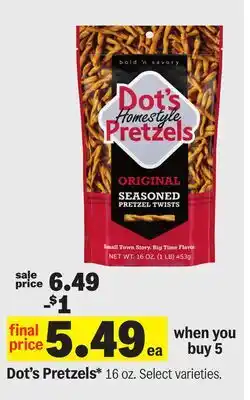 Meijer Dot's Pretzels offer