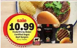 Meijer Frederik's by Meijer Certified Angus Beef Burgers offer