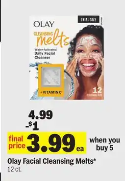 Meijer Olay Facial Cleansing Melts offer