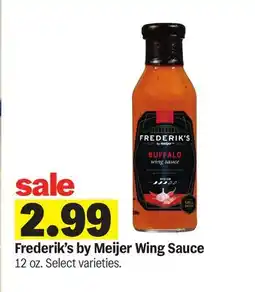 Meijer Frederik's by Meijer Wing Sauce offer
