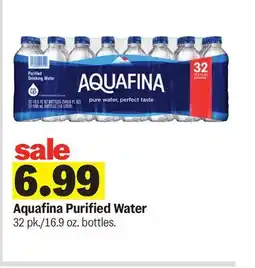 Meijer Aquafina Purified Water offer