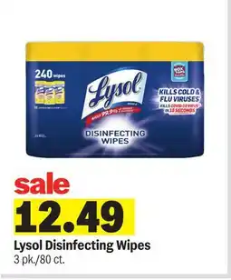 Meijer Lysol Disinfecting Wipes offer
