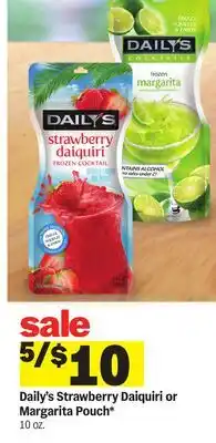 Meijer Daily's Strawberry Daiquiri or Margarita Pouch offer