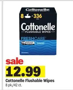 Meijer Cottonelle Flushable Wipes offer