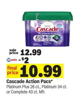 Meijer Cascade Action Pacs offer