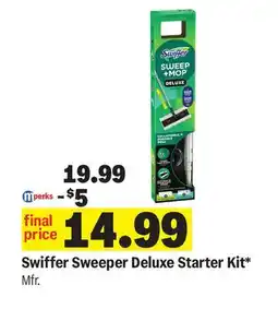 Meijer Swiffer Sweeper Deluxe Starter Kit offer