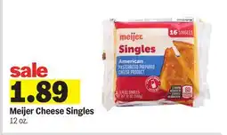 Meijer Meijer Cheese Singles offer