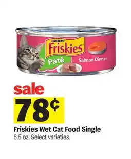 Meijer Friskies Wet Cat Food Single offer