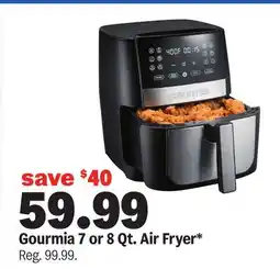 Meijer Gourmia 7 or 8 Qt. Air Fryer offer