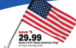 Meijer Annin 2.5'x4' Nylon American Flag offer