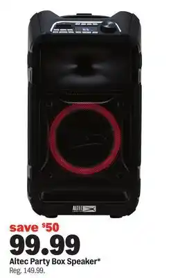 Meijer Altec Party Box Speaker offer