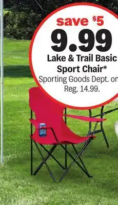Meijer Lake & Trail Basic Sport Chair offer
