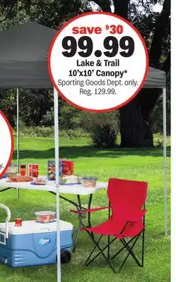 Meijer Lake & Trail 10'x10' Canopy offer