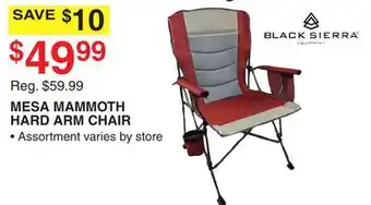 Dunham's Sports MESA MAMMOTH HARD ARM CHAIR offer