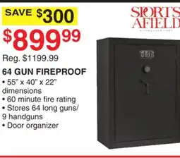 Dunham's Sports 64 GUN FIREPROOF offer