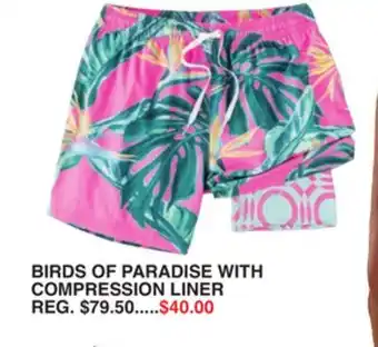 Dunham's Sports BIRDS OF PARADISE WITH COMPRESSION LINER offer