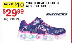 Dunham's Sports YOUTH HEART LIGHTS ATHLETIC SHOES offer