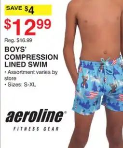 Dunham's Sports BOYS' COMPRESSION LINED SWIM offer