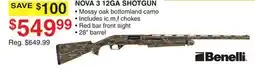 Dunham's Sports BENELLI NOVA 3 12GA SHOTGUN offer