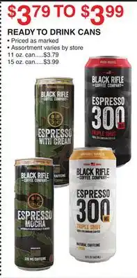 Dunham's Sports READY TO DRINK CANS offer