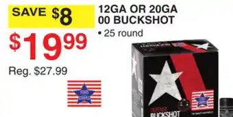 Dunham's Sports 12GA OR 20GA 00 BUCKSHOT offer